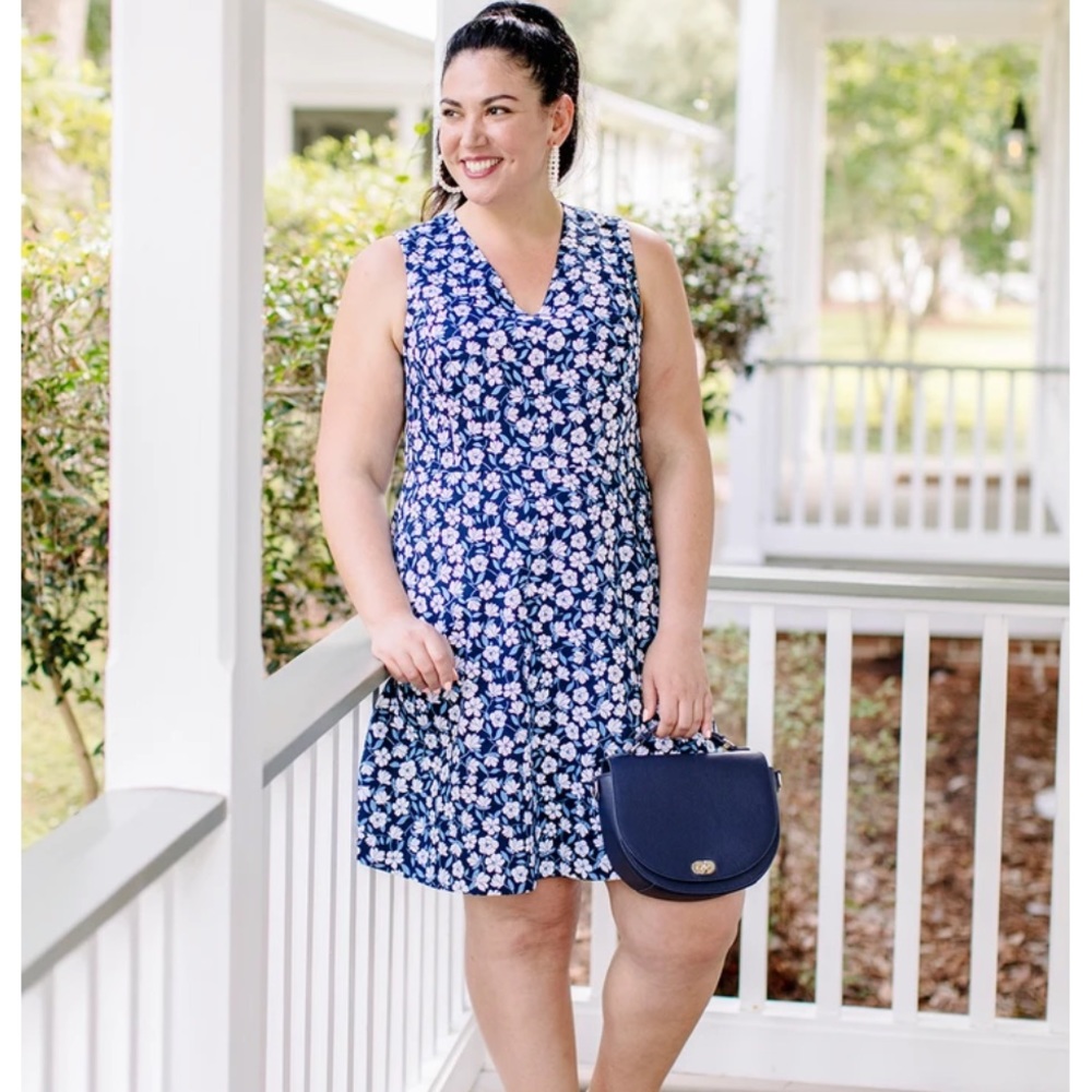 Draper James Floral Love Circle Dress